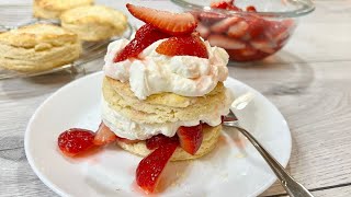 Best Strawberry Shortcake Recipe 2022 - Homemade Strawberry Cake by Debbie's Kitchen Corner 180 views 1 year ago 4 minutes, 54 seconds