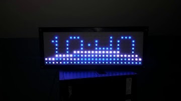 NeoPixel Wave Clock - DIY WS2812B Matrix - ESP32 Project 1