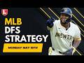 DFS Stacks, Pivots & Pitcher Strategy (FD/DK/Yahoo) | MLB Monday May 18th 2026