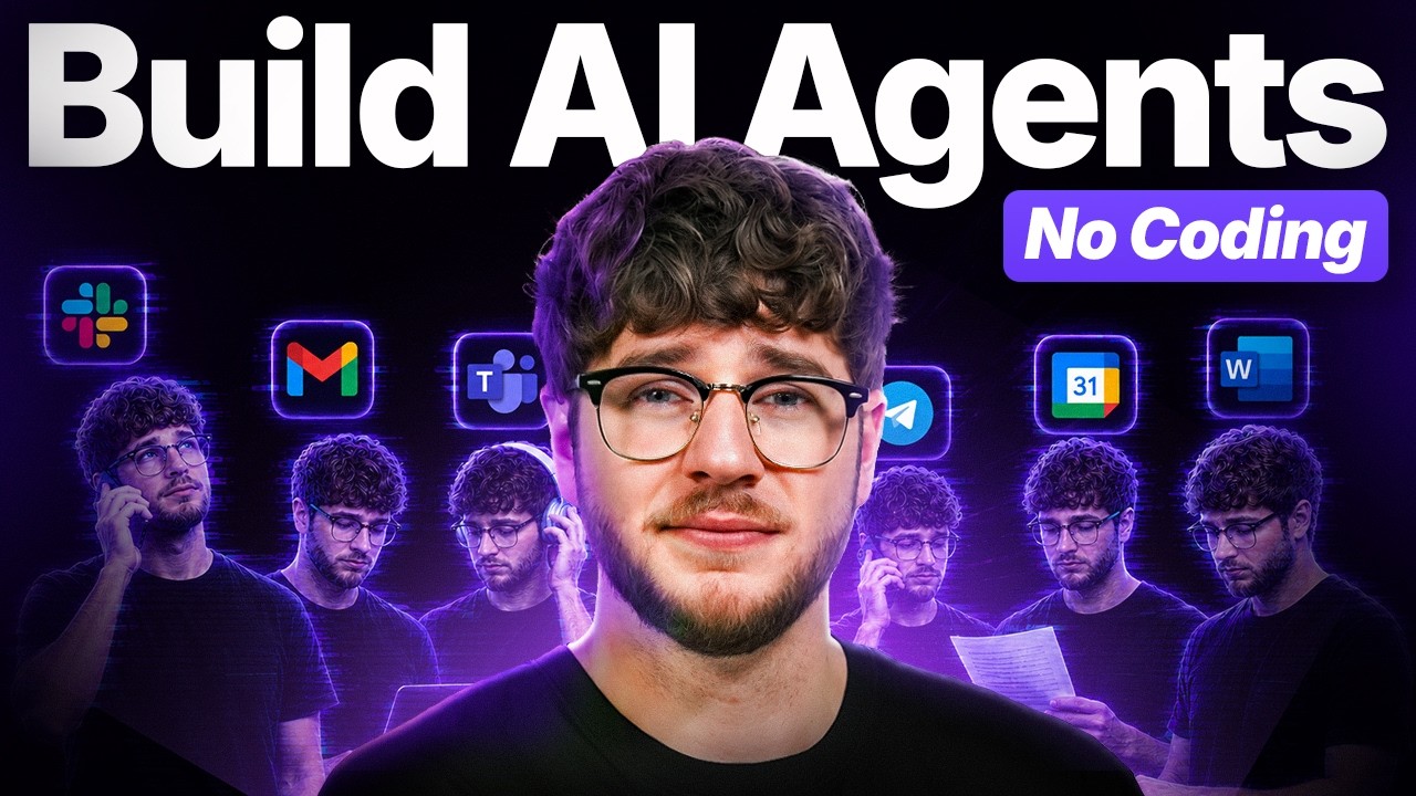 Metics Media 的《How to Build Your First AI Agent in 10 Minutes (No Code)》缩略图