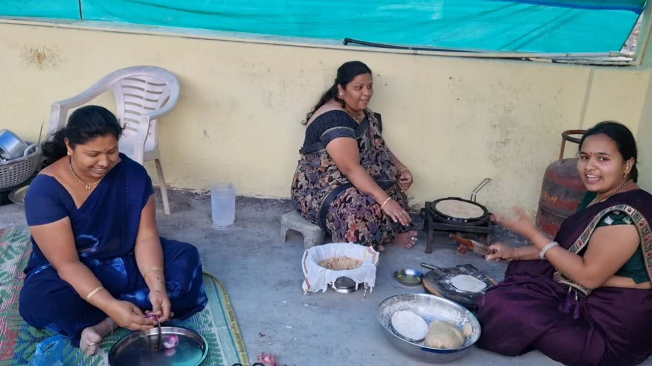 सौरभ भाऊच्या लग्नाच्या सांजोऱ्याचे सारण, सारण कसे केले, लग्न घरी सगळेजण आले,😍😊