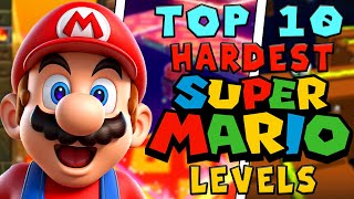 Top 10 HARDEST Super Mario Levels
