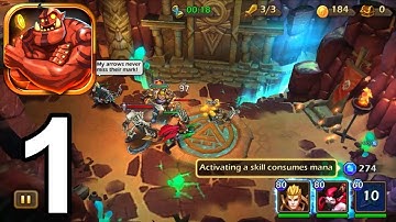 Legacy of Heroes Gameplay Walkthrough Part 1 (Android, IOS)