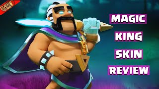 Magic King Skin Review L All Animations Of Magic King Clash Of Clans L Clashflict