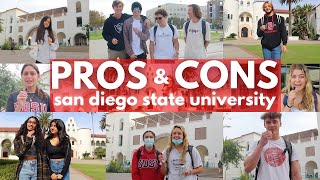 pros & cons of sdsu {truthful students view}