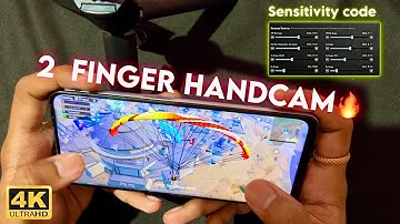 2 FINGER NON GYRO HANDCAM🔥||BEST SENSTIVITY AND CONTROL CODE 2025 
