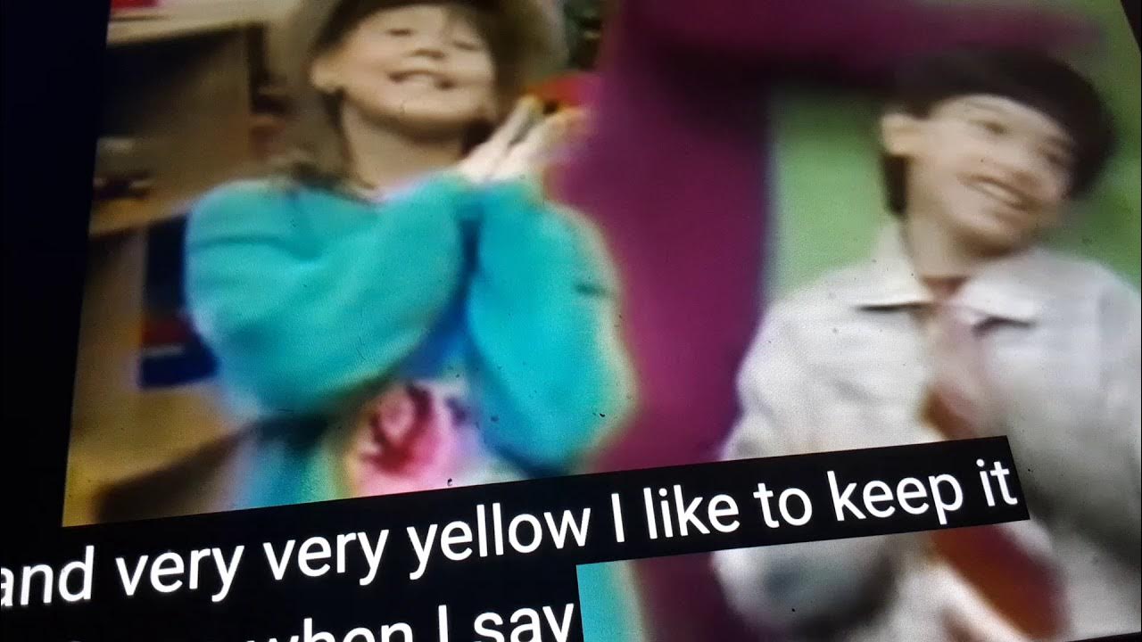 Barney My Yellow Blankey Song YouTube