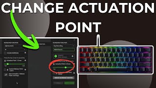 How To Change Actuation Point On Razer Huntsman Mini Special Edition