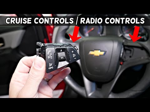STEERING WHEEL CONTROLS, RADIO CRUISE CONTROL SWITCH REPLACEMENT REMOVAL CHEVROLET