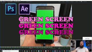 Green Screen. Как заменить экран Google Pixel 3XL в Adobe After Effects.  Убрать зелёный фон.