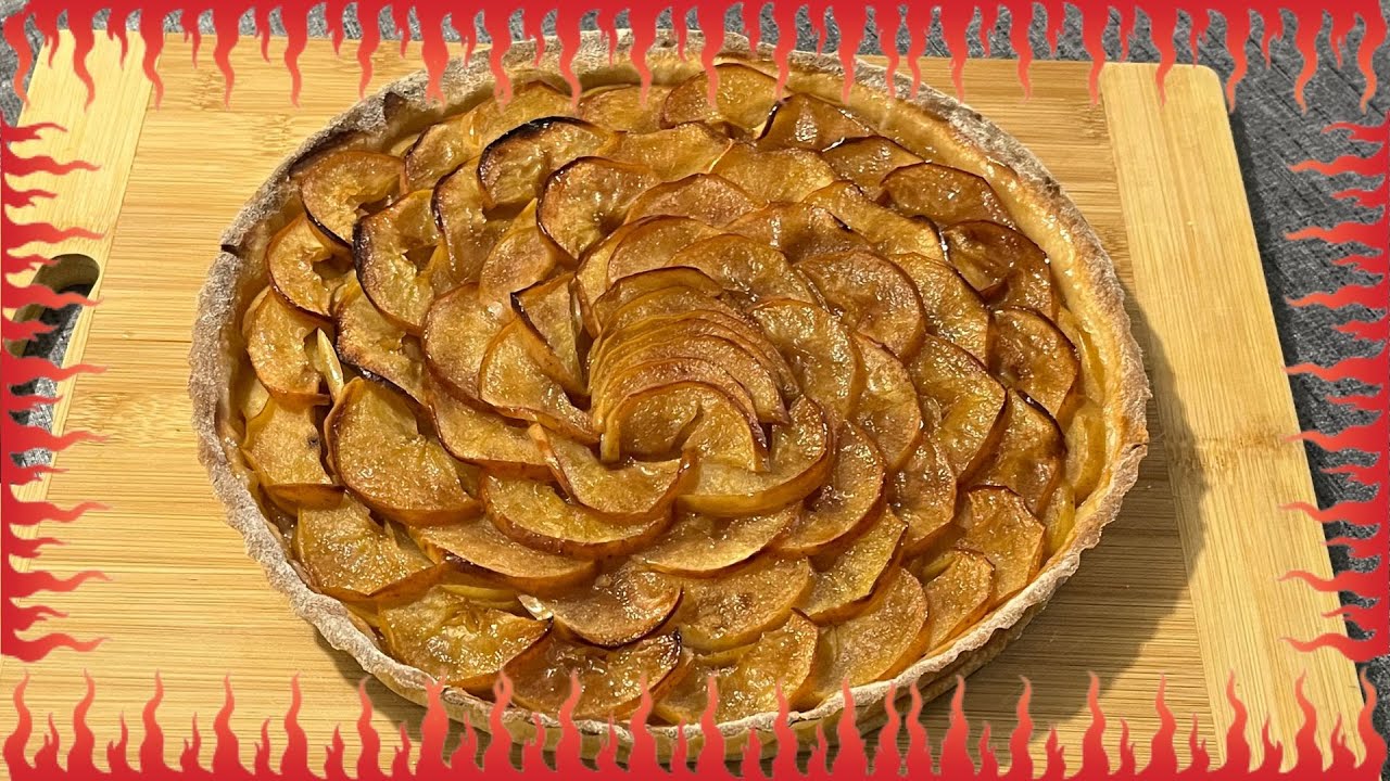 Recette facile de tarte brillante aux pommes . vidéo courte - YouTube