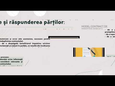 Video: Ce este un contract de servicii non-personale?