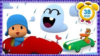 RAIN, RAIN, GO AWAY [ 38 minutes ] | Nursery Rhymes & Baby Songs  Pocoyo