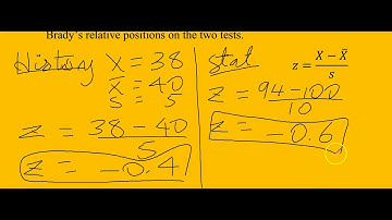 Z-score and Percentiles