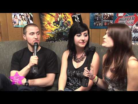 Jackie and Martina Interview Mike Posner at Warped Tour 2010