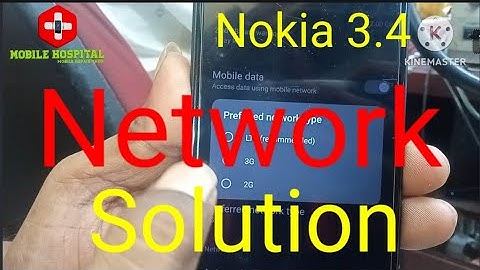 Nokia 3.4 Network Solution