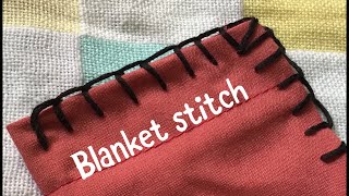 Blanket stitch | Hand Embroidery for beginners | vb arts | Poongodi’s channel