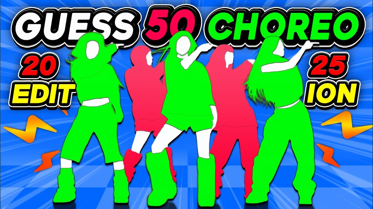 GUESS THE 50 CHOREOGRAPHYS 2025 EDITION🔥| KPOP GAMES 🎮🔥