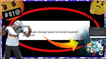 free fire max error not enough storage space to install required resources problem solve
