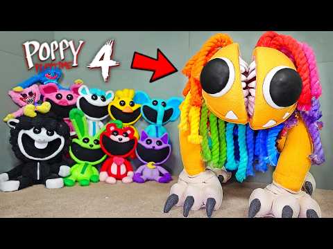 All Poppy Playtime 4 - YARNABY, PIANOSAURUS, DOEY - Boss Fight - FULL Gameplay (Nightmare Critters)