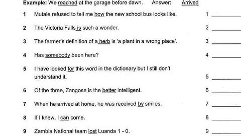 2011 English paper 2~ Structure exam revision questions, answers and explanations