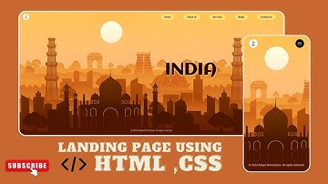 Responsive Website Landing Page Design | Only Using CSS & HTML #webdesign #website #begginers #code