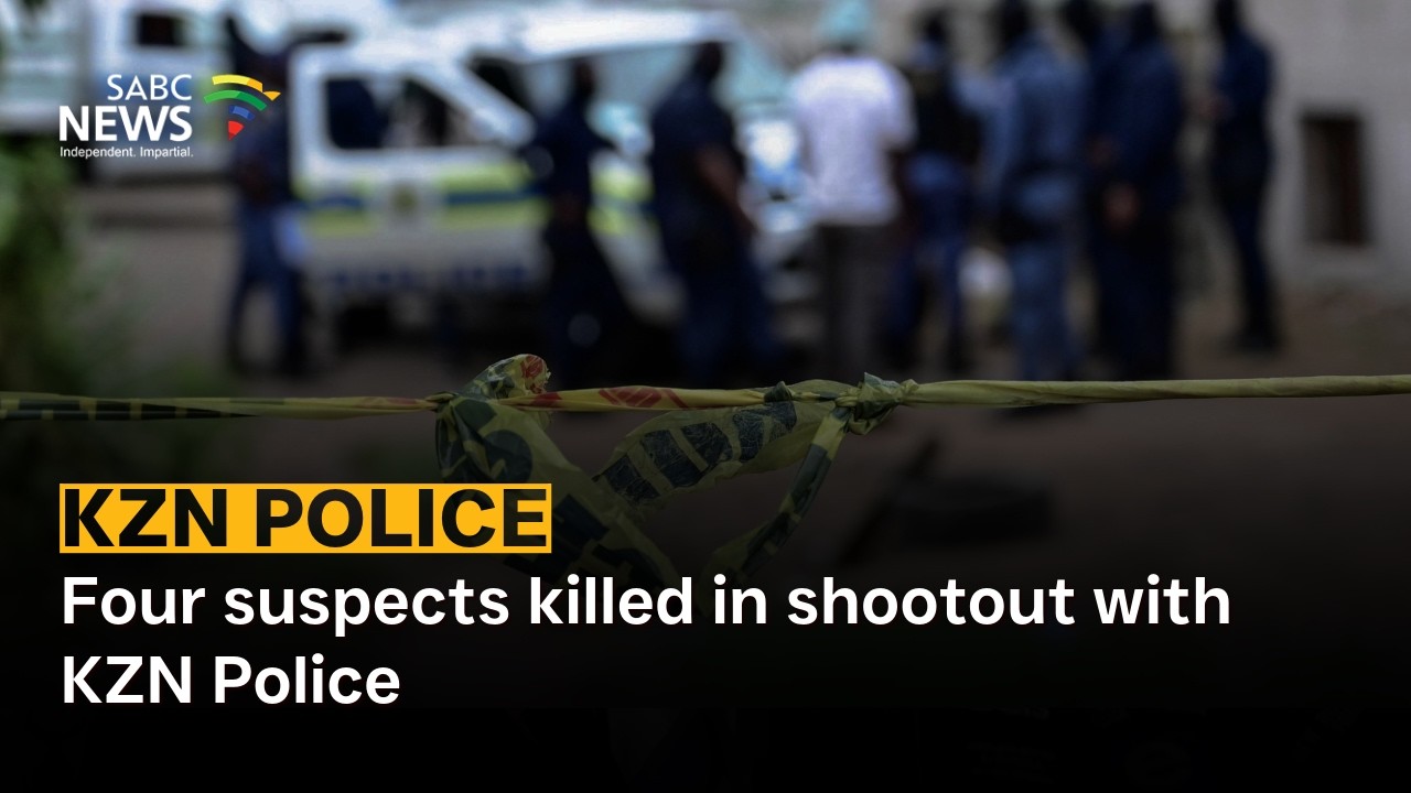 Four suspects killed in shootout with KZN Police - YouTube