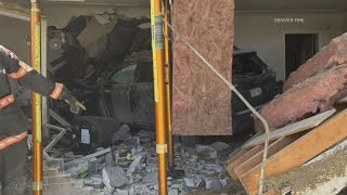 Car crashes into home, driver taken to hospital