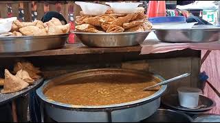 Yummy Kachori Ragda Rs35 #Street food #food vlog