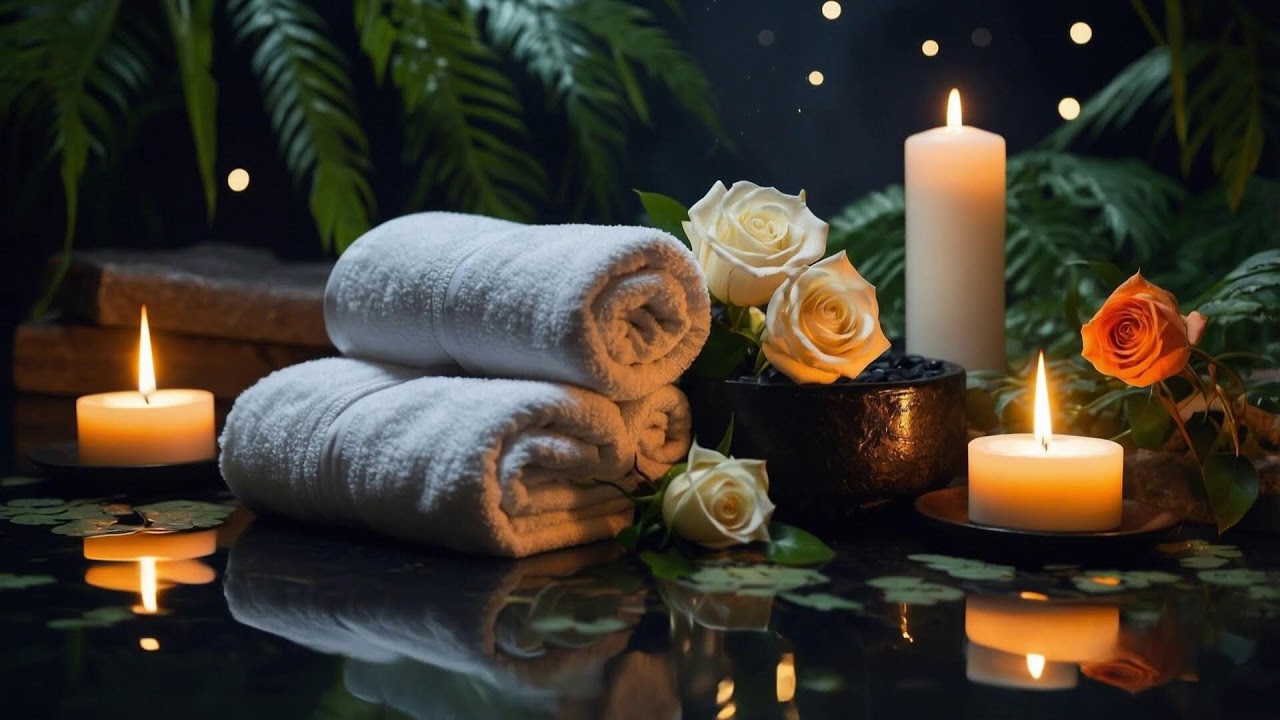 Relaxing Spa Music 🌺 Feel Instant Peace, Melt Away Stress, Insomnia Healing Piano Music 9