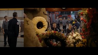 Brettsey - Chicago Fire - 4x05 Pt.2 - Ambo full of flowers