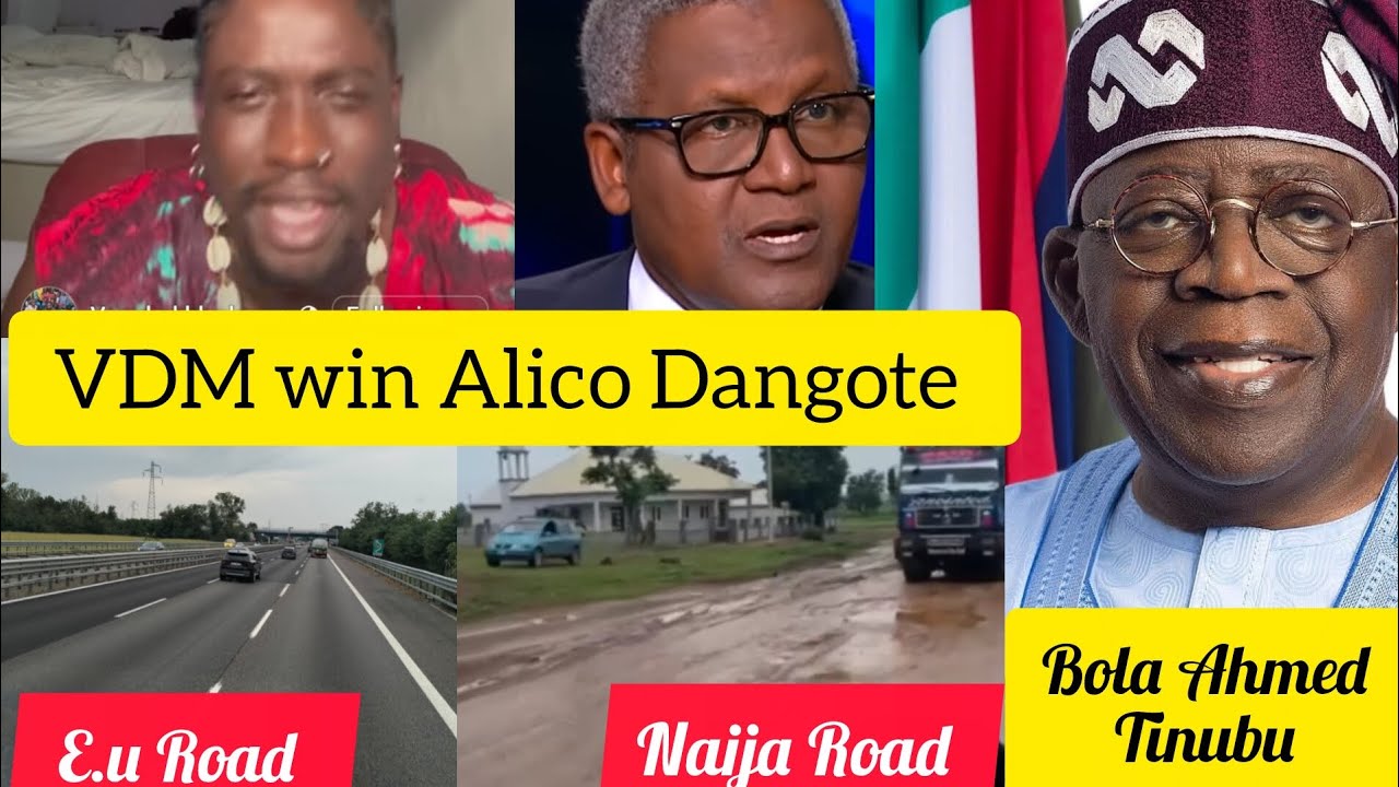VDM Drag Alico Dangote over Dangote truck drivers Reckless driving Europe Road Naija Road 