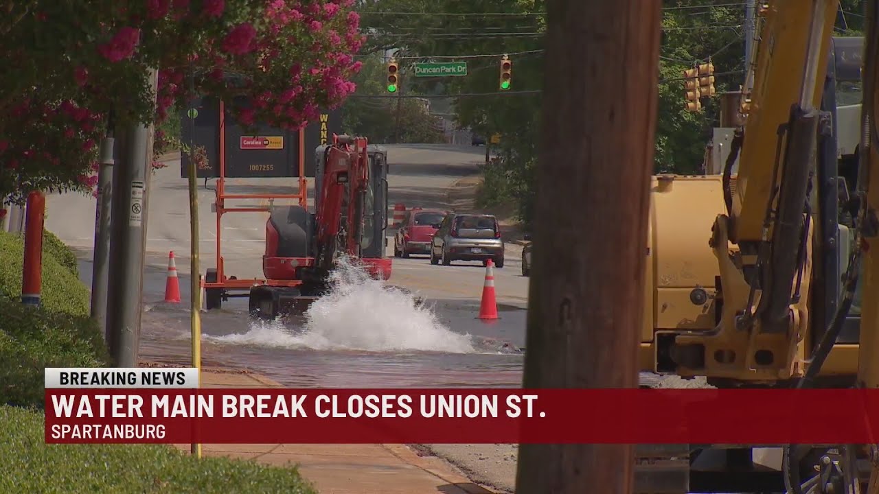 Major Water Main Break Shuts Down Busy Roadway, Drivers Urged to Avoid ...