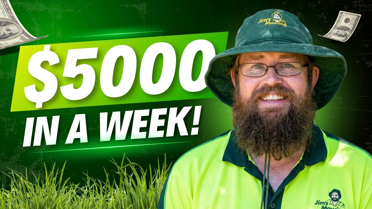 Made $5,000 in One Week With Jim's Mowing