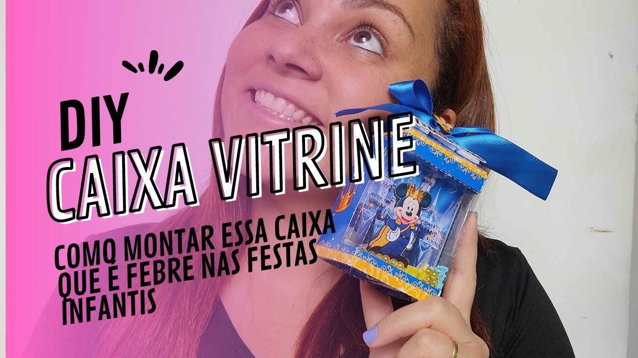 Caixa Milk Vitrine Shake passo a passo
