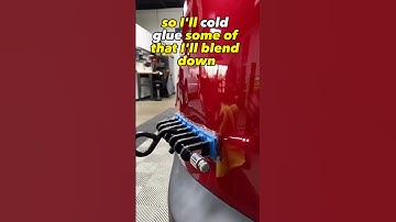 Crazy! 😲: Advanced Paintless Dent Repair Meets Hybrid Collision Repair #advacedpaintlessdentrepair