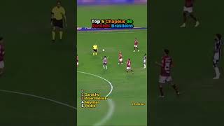 Melhores Chapéus do Futebol Brasileiro #ranking #top5 #futebol #brasileirão #dribles