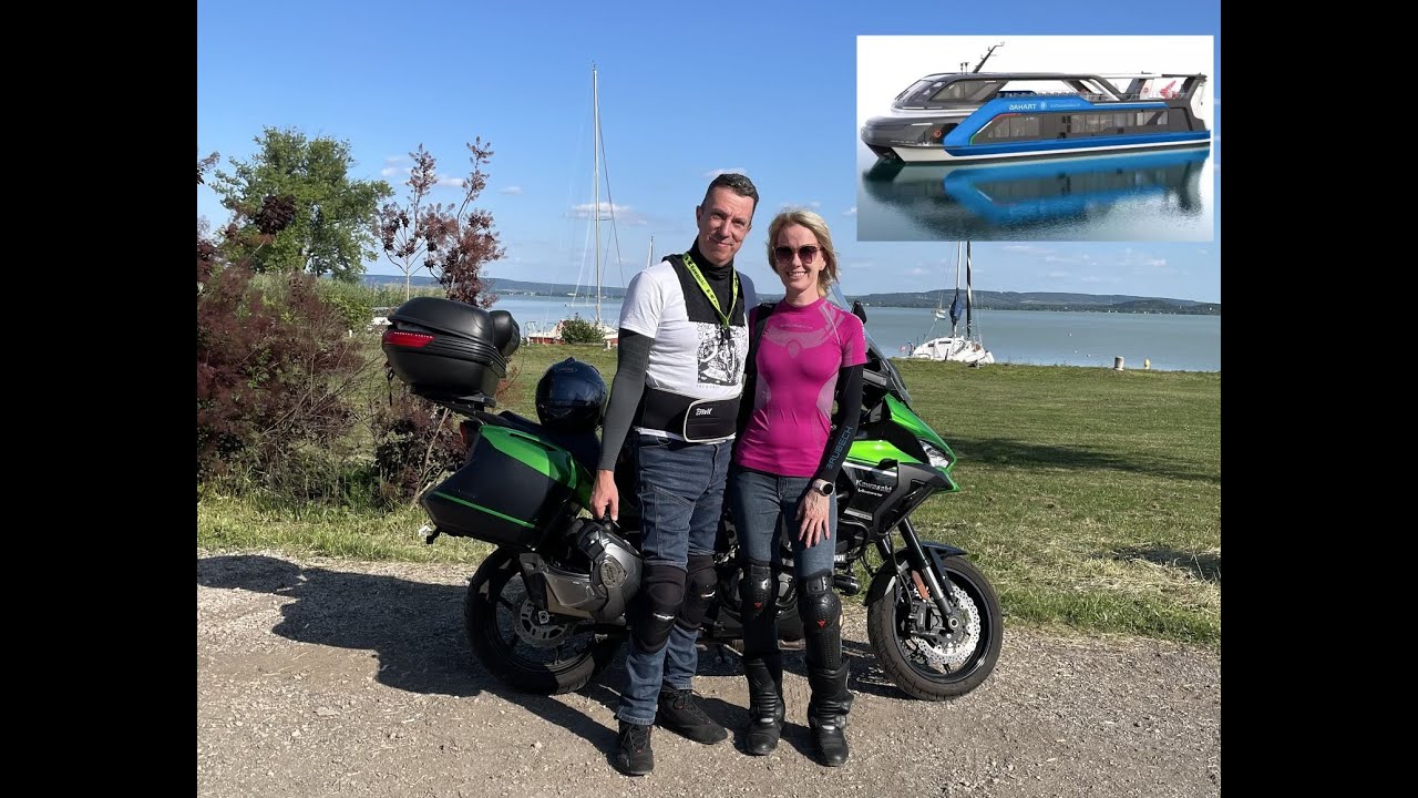 Motorral a Balatonhoz + Kipróbáltuk az új balatoni hajót, a Tomajt!