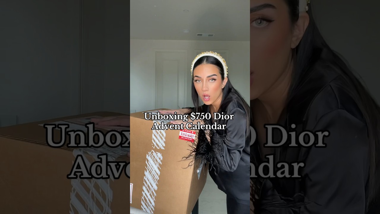 $750 Dior Advent Calendar😳 - YouTube