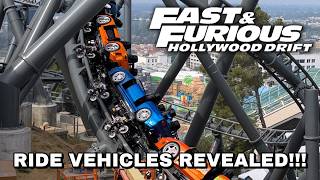 Ride Vehicles Revealed Fast & Furious Hollywood Drift Ush Vlog 3426