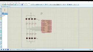 Interfacing of PIC microcontroller (LED Blinking Project) using Proteus