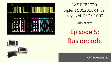 REL #08 RTB2000, SDS2000x Plus and DSOX1000 Series Oscilloscopes, Episode 5: Bus decode