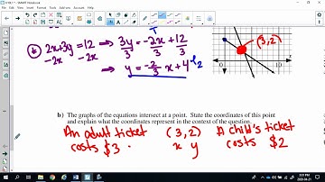 Math 10C Systems of Linear Equations Lesson 1