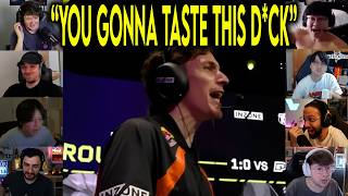 Valorant Streamers React To FNC Boaster Saying : "You Gonna Taste This D*CK" Against EP In VCT screenshot 2