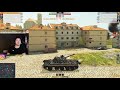 WoT Blitz - Средний танк должен ехать на горку ● Правильная позиция и Маус рашит по ВОДЕ (WoTB)