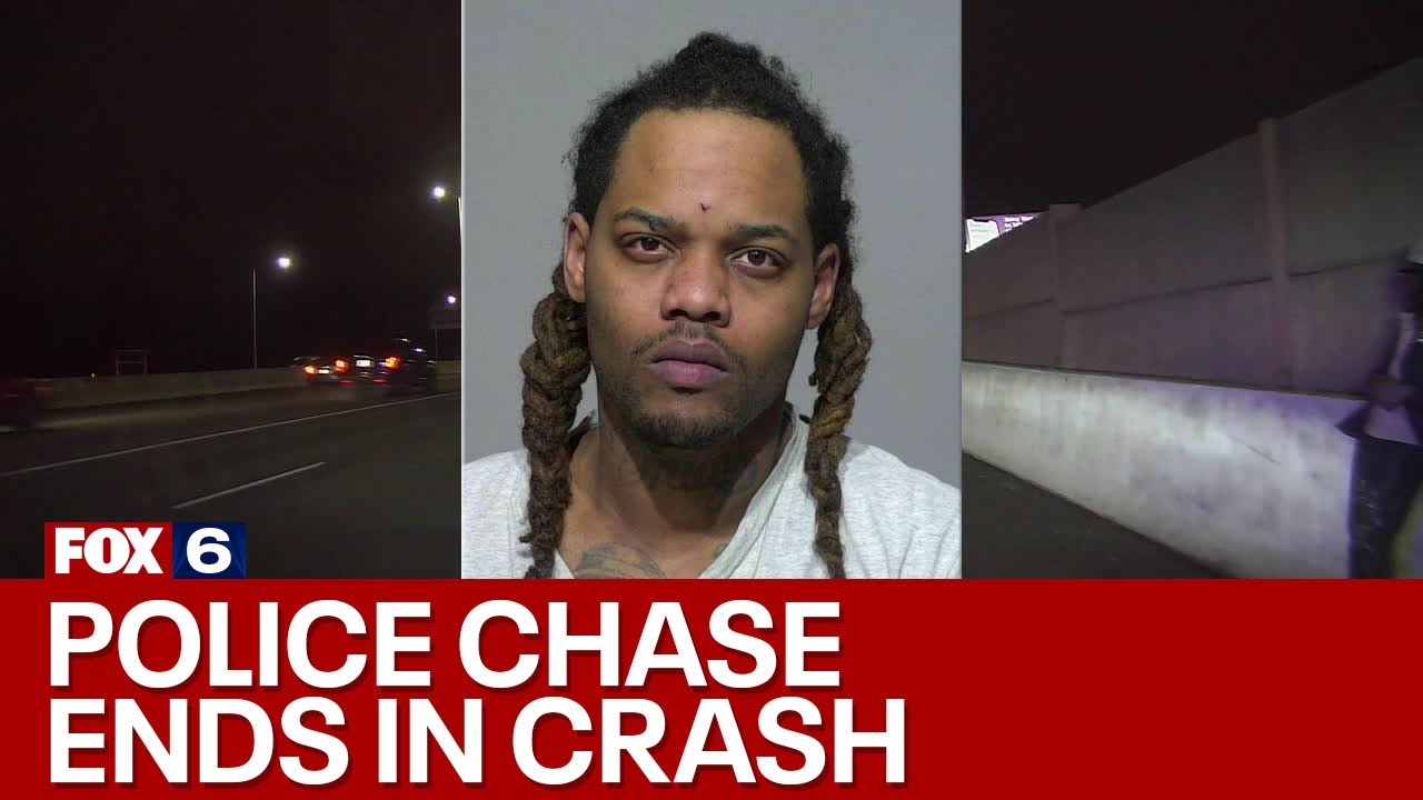 Police chase into Milwaukee ends in crash | FOX6 News Milwaukee - YouTube