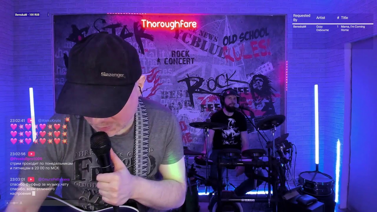 (RU/EN) Живой звук. Кавера на гитаре и ударных от Thoroughfare. 360-ая. #музыка