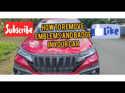 🇵🇭DIY: HOW TO REMOVE EMBLEMS AND BADGE IN YOUR CAR🇵🇭