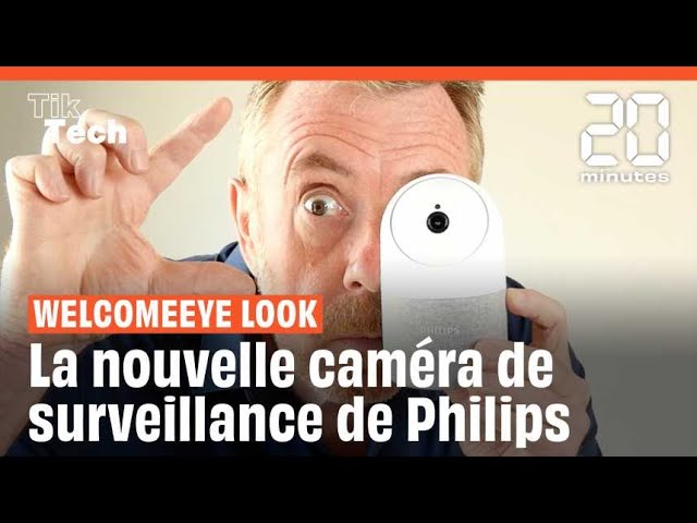 Caméra intérieure motorisée et connectée avec autotracking - Philips  WelcomeEye Look 