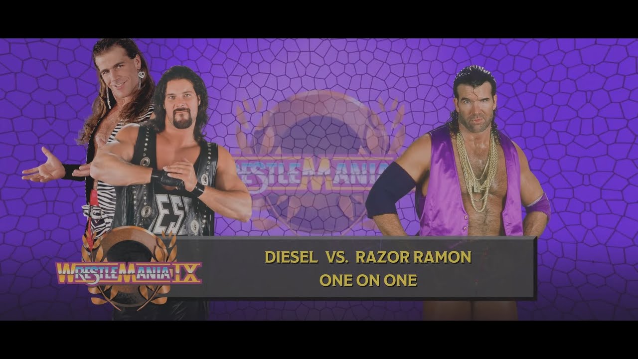Wwf Razor Ramon Diesel Diesel vs Razor Ramon (WWE 2K25) (PS5) (4K) - YouTube